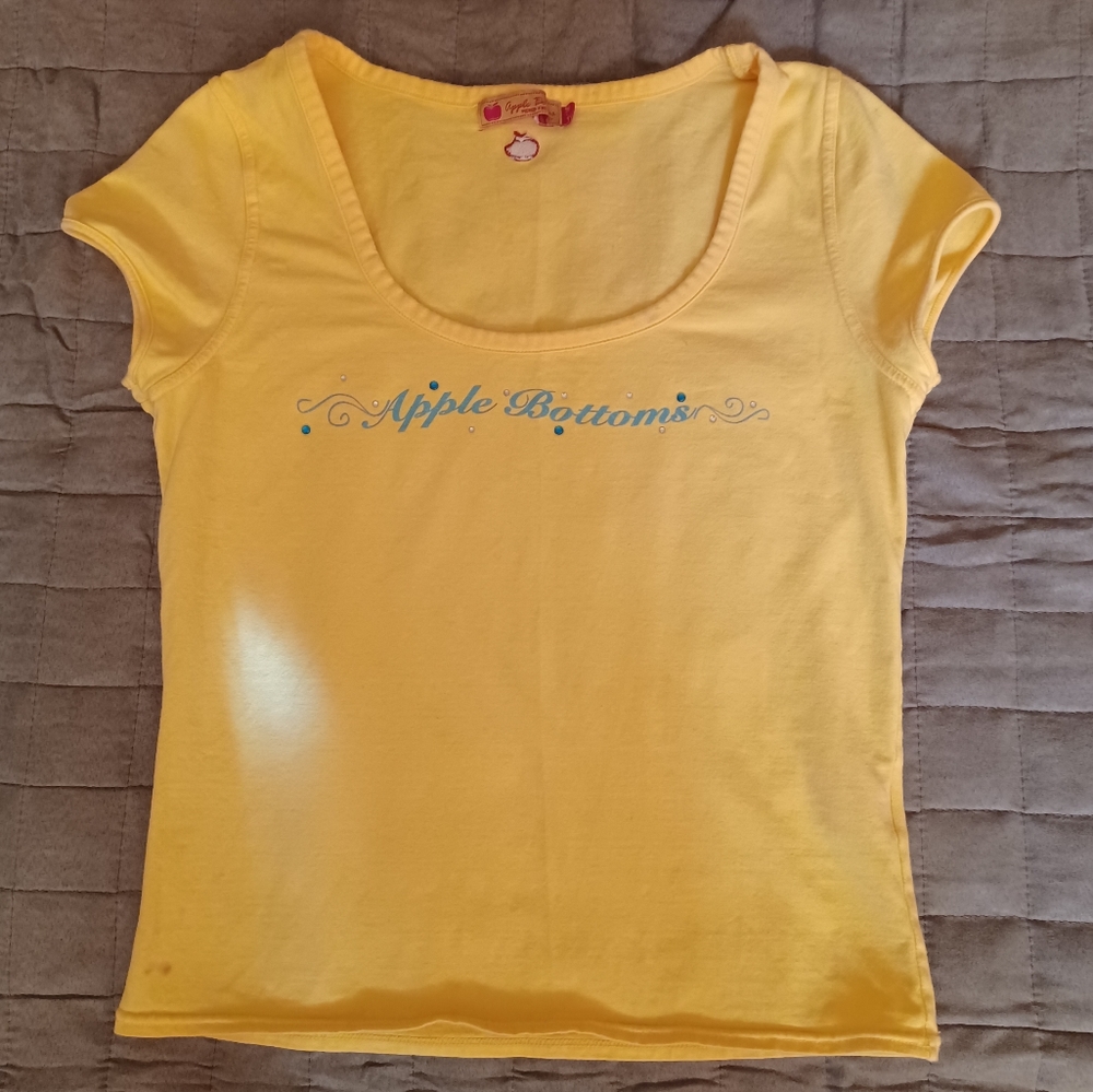 Small Yellow Apple Bottom t-shirt